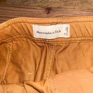 Orange/brown cargo pants from Abercrombie